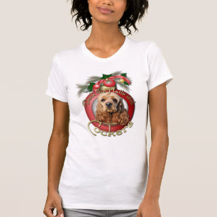 Camiseta Natal - plataforma os salões - Cockers