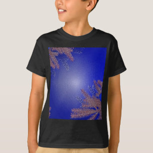 Camiseta Natal Poinsettia Azul IV