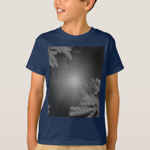 Camiseta Natal Poinsettia Black E Cinza IV
