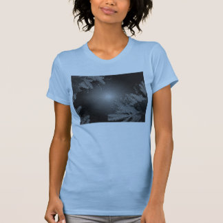 Camiseta Natal Poinsettia Black E Cinzas I