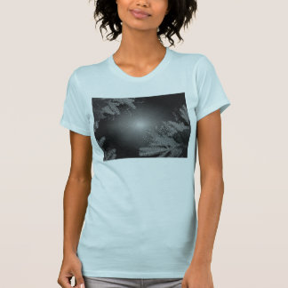 Camiseta Natal Poinsettia Black E Cinzas I