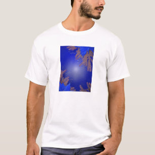 Camiseta Natal Poinsettia Blue III