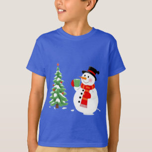 Camiseta Natal, presente, festivo, decoração, ornamento, pa