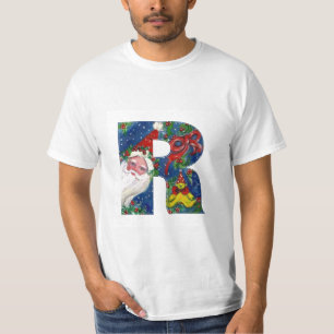 CAMISETA NATAL R/SANTA CLAUS COM BORRACHA VERMELHA