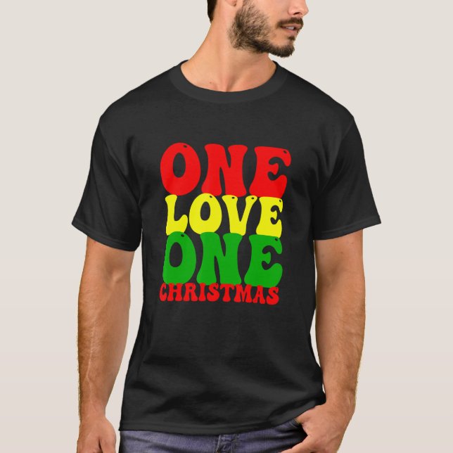 Camiseta Natal Reggae Rasta (Frente)