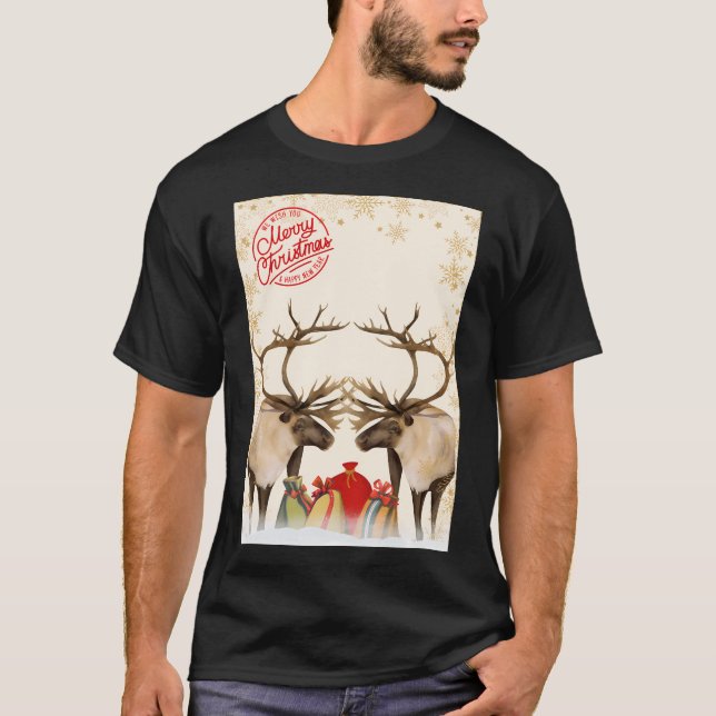 Camiseta Natal - Reindeer (Frente)