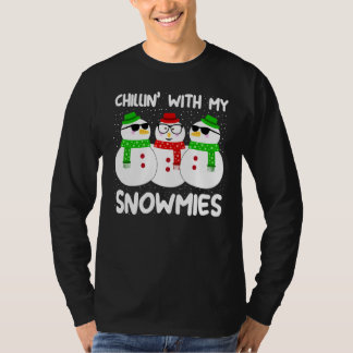 Camiseta Natal Relax com Meus Amigos de Neve