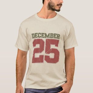 Camiseta Natal Retrô 25 de Dezembro Feriado Inverno 