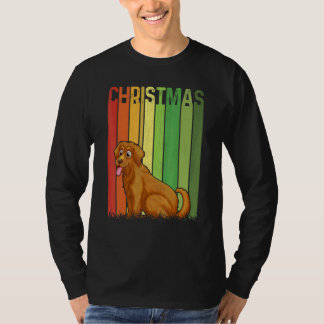 Camiseta Natal Retro Rottweiler Cachorro Grupo Corresponden