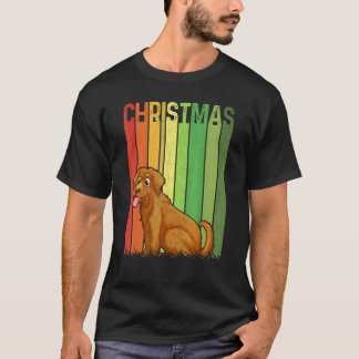 Camiseta Natal Retro Rottweiler Cachorro Grupo Corresponden