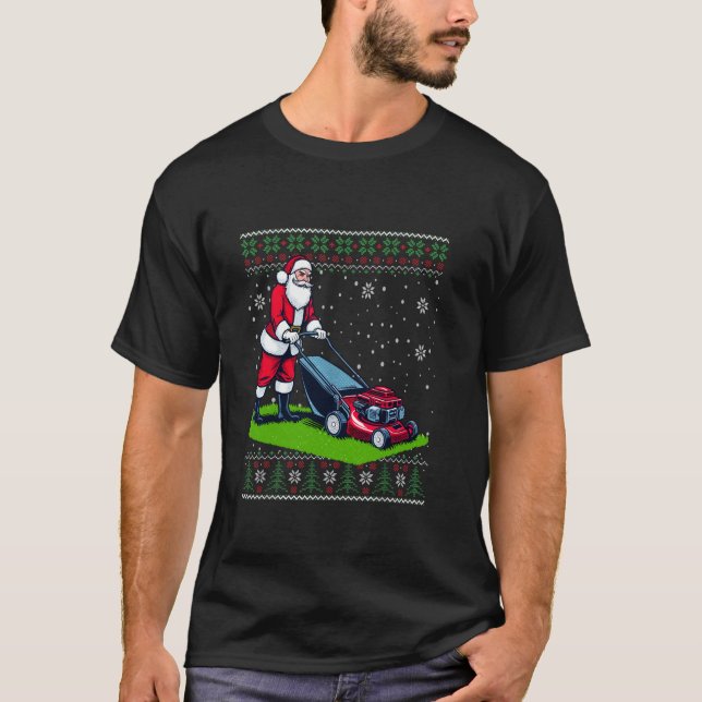 Camiseta Natal Santa Claus Mears Lawn Ugly Christmas S (Frente)