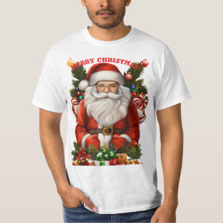 Camiseta "🎅 Natal Santa Claus T-Shirt Venda | Trendy Ho