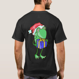 Camiseta Natal sapo — Sapo, presente, Santa Hat