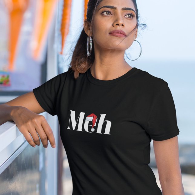 Camiseta Natal Sarcástico Meh  (Criador carregado)