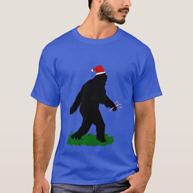 Camiseta Natal Sasquatchando (Frente)