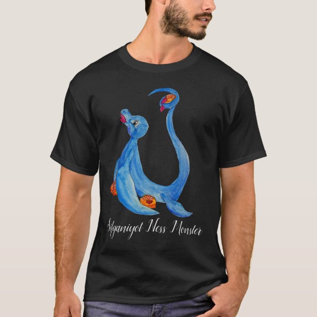 Camiseta Natal Sifganiyot Loch Ness Monster (Frente)