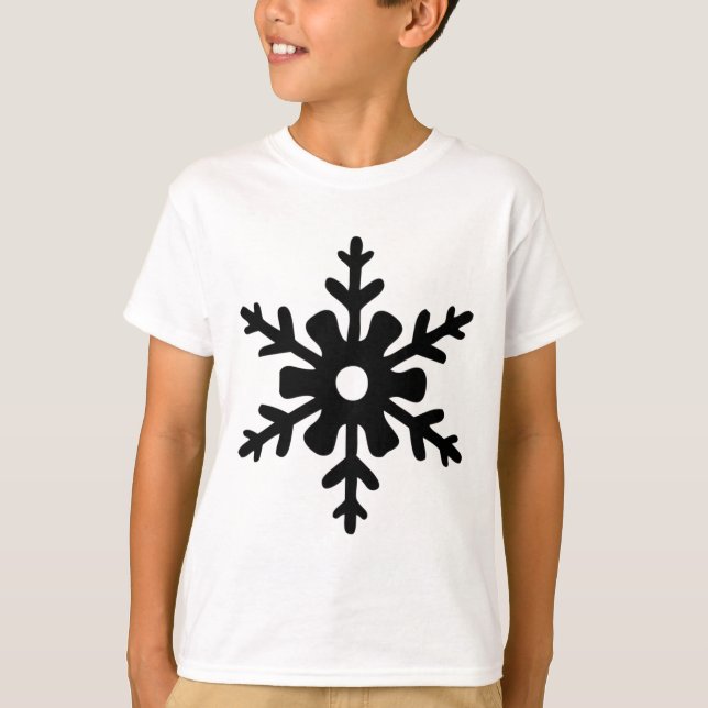 Camiseta Natal Snowflake Trendy (Frente)
