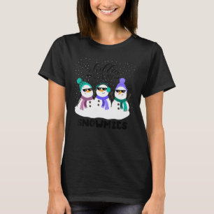 Camiseta Natal Snowman Chillin Com A Minha Neve Pixel G