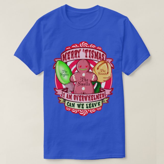 Camiseta Natal super estimulante (Frente do Design)