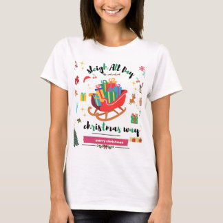 Camiseta natal t shirt design