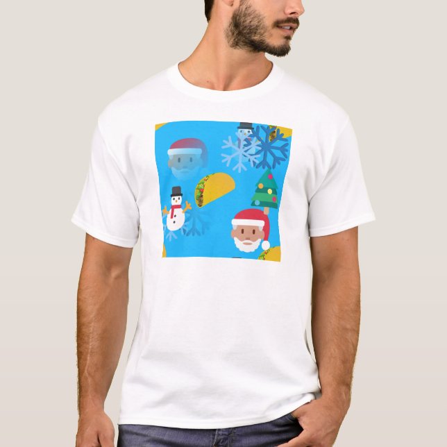 Camiseta natal taco emoji (Frente)