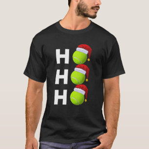 Camiseta Natal Tênis Ball Santa Hat Engraçado Xmas Para M