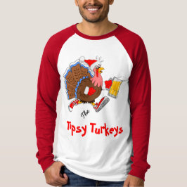 Camiseta Natal Tipsy Turkey (Cerveja) - Execução Postada