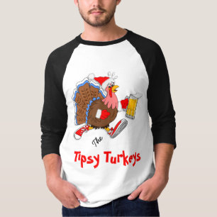 Camiseta Natal Tipsy Turkey (Cerveja) - Execução Postada
