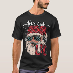 Camiseta Natal Vamos Deixar Papais noeis Engraçados Xmas Ho