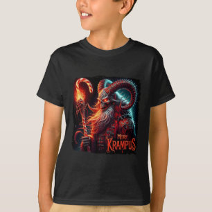 Camiseta Natal Xmas Horror Krampus Sombrio Alegre Krampus M