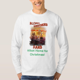 Camiseta natalícia da Banda dos irmãos Allbot
