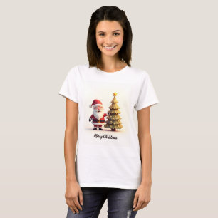 Camiseta Natalina do Papai Noel Fofo