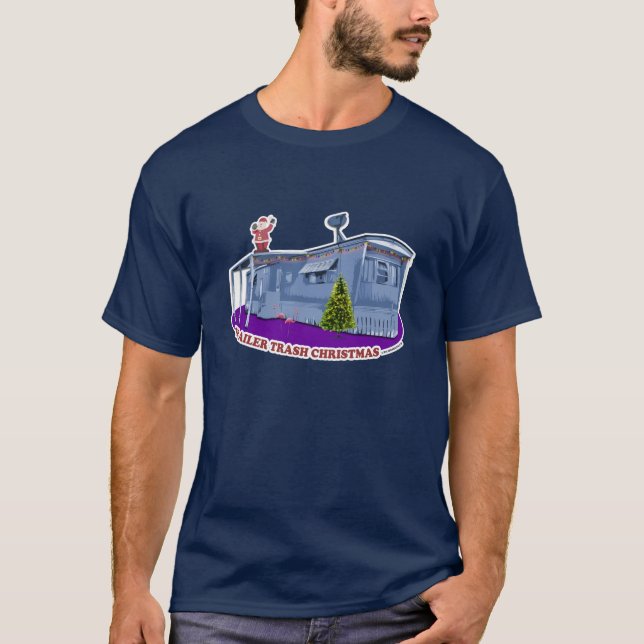 Camiseta Natalina Lixo de Reboque (Frente)