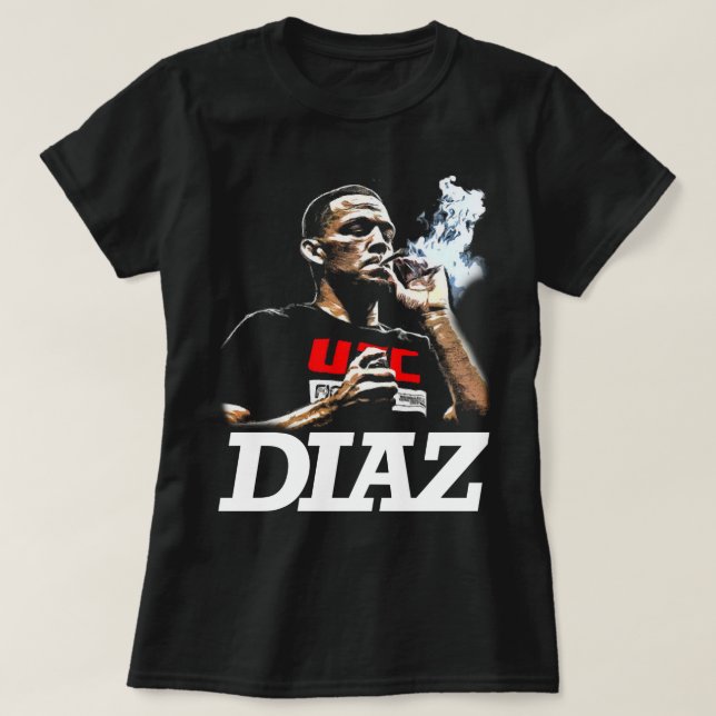 Camiseta NATE DIAZ Classic T Shirt (Frente do Design)