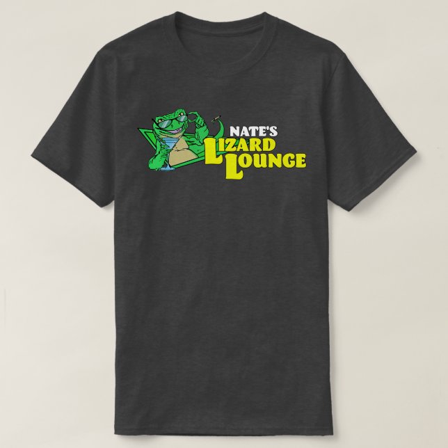 Camiseta Nates Lizard Lounge (Frente do Design)
