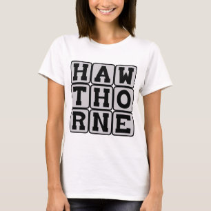 Camiseta Nathaniel Hawthorne, romancista americano