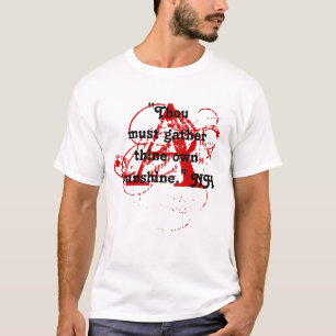 Camiseta Nathaniel Hawthorne ventila um t-shirt do DESIGN