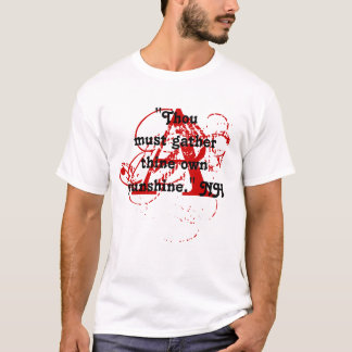 Camiseta Nathaniel Hawthorne ventila um t-shirt do DESIGN