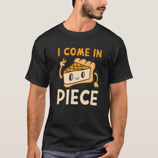 Camiseta National Cake Day Outfit I COME IN PIECE of Cheese (Frente)
