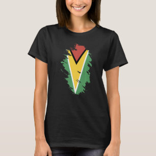 Camiseta National Flag of Guyana souvenir for men women 4