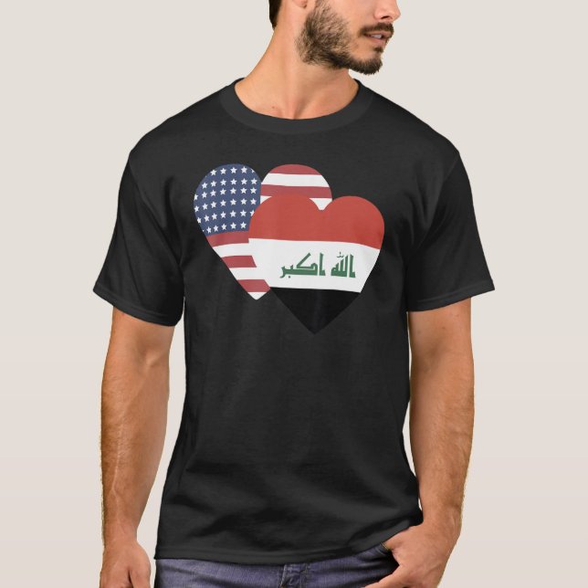 Camiseta National Flag of Iraq souvenir  for men women 7 (Frente)