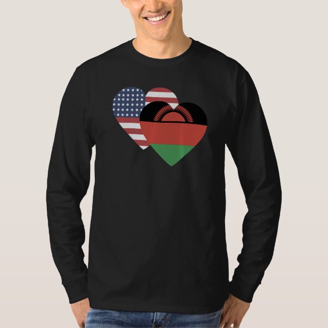 Camiseta National Flag of Malawi souvenir  for men women  1 (Frente)
