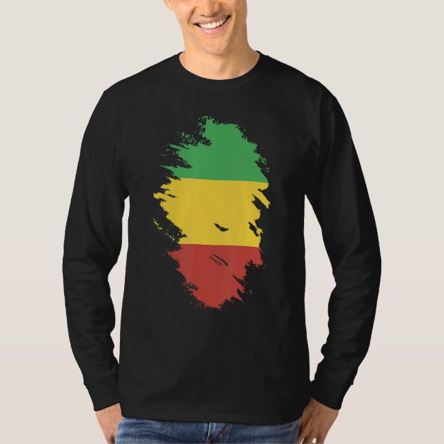 Camiseta National Flag of Mali souvenir   for men women (Frente)