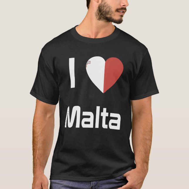 Camiseta National Flag of Malta souvenir   for men women (Frente)