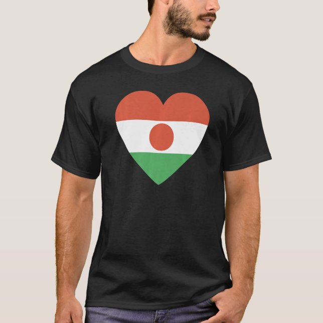 Camiseta National Flag of Niger souvenir  for men women  4 (Frente)