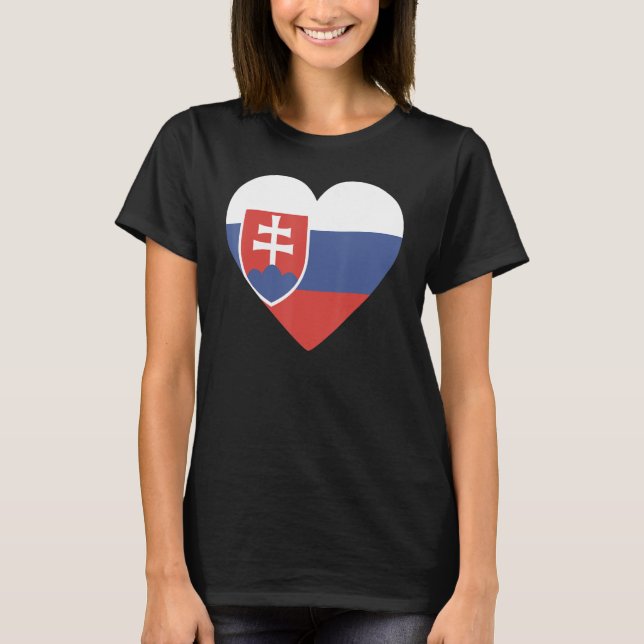 Camiseta National Flag of Slovakia souvenir  for men women  (Frente)