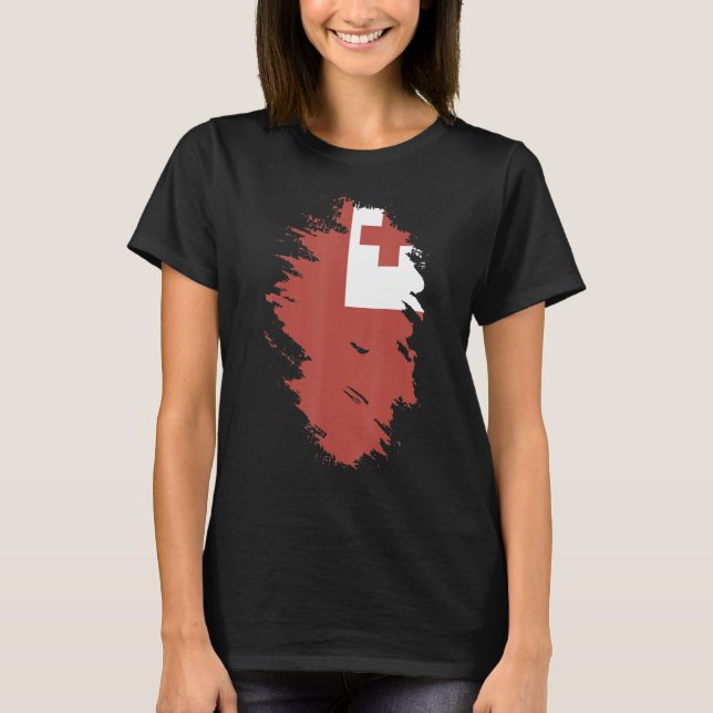 Camiseta National Flag of Tonga souvenir   for men women (Frente)