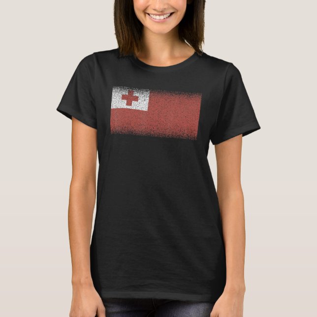 Camiseta National Flag of Tonga souvenir  for men women 1 (Frente)