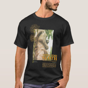 Camiseta National Geographic Three Toth Sloth Magazine Cove