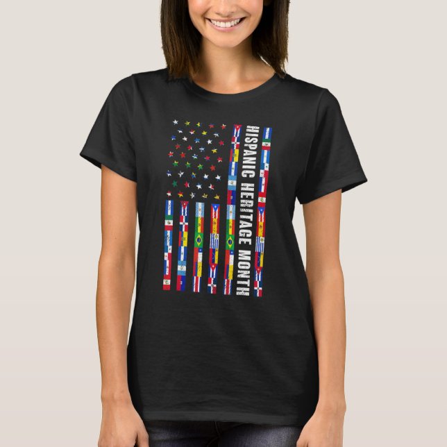 Camiseta National Hispanic Heritage Month 3 (Frente)